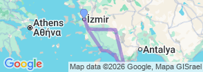Tour route map