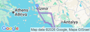 Tour route map
