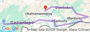 Tour route map