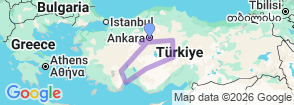 Tour route map