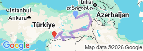 Tour route map