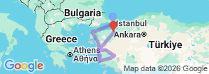 Tour route map