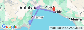 Tour route map
