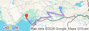 Tour route map