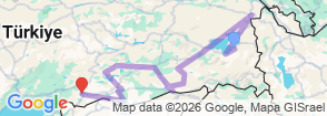 Tour route map