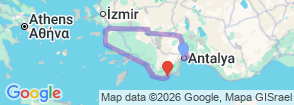 Tour route map