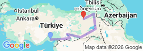 Tour route map