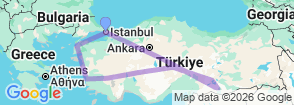 Tour route map
