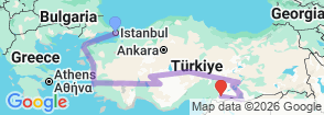 Tour route map