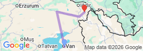 Tour route map
