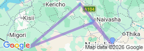 Tour route map