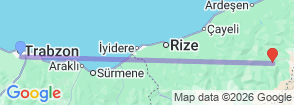 Tour route map