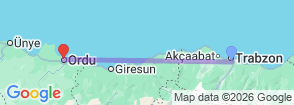 Tour route map