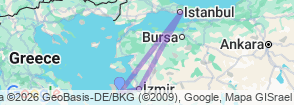 Tour route map