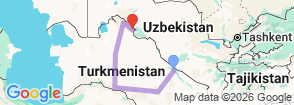 Tour route map