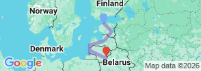 Tour route map