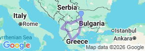 Tour route map