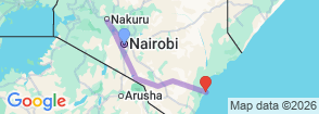 Tour route map