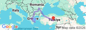 Tour route map