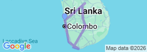 Tour route map