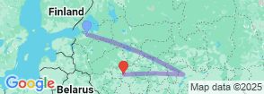Tour route map
