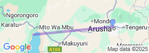 Tour route map