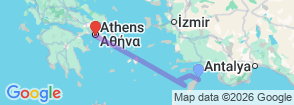 Tour route map