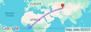 Tour route map