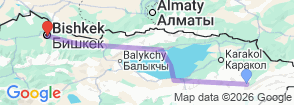 Tour route map