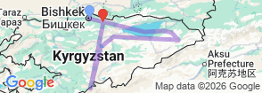 Tour route map