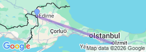 Tour route map