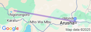 Tour route map