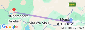 Tour route map