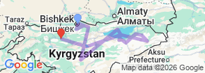 Tour route map