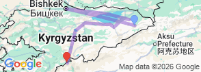 Tour route map