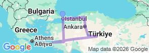 Tour route map
