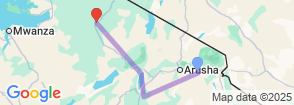 Tour route map