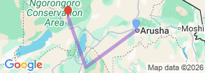 Tour route map