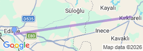 Tour route map