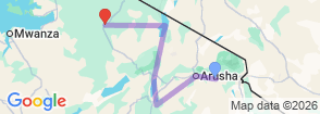 Tour route map