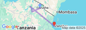 Tour route map