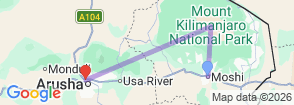 Tour route map