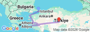 Tour route map