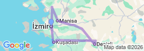 Tour route map