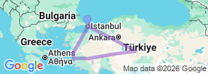 Tour route map