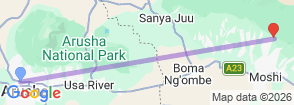 Tour route map