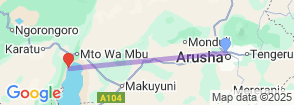 Tour route map