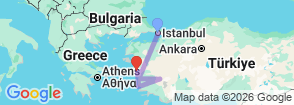 Tour route map