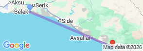 Tour route map