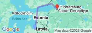 Tour route map